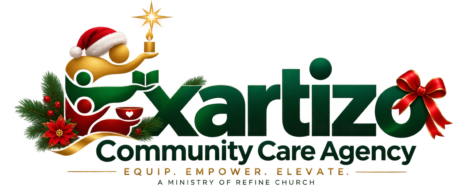 Exartizo Community Care Agency Christmas logo